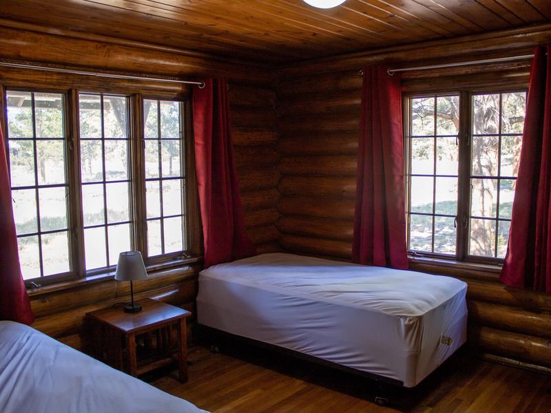 Redfeather Ranger Cabin Bedroom one. 