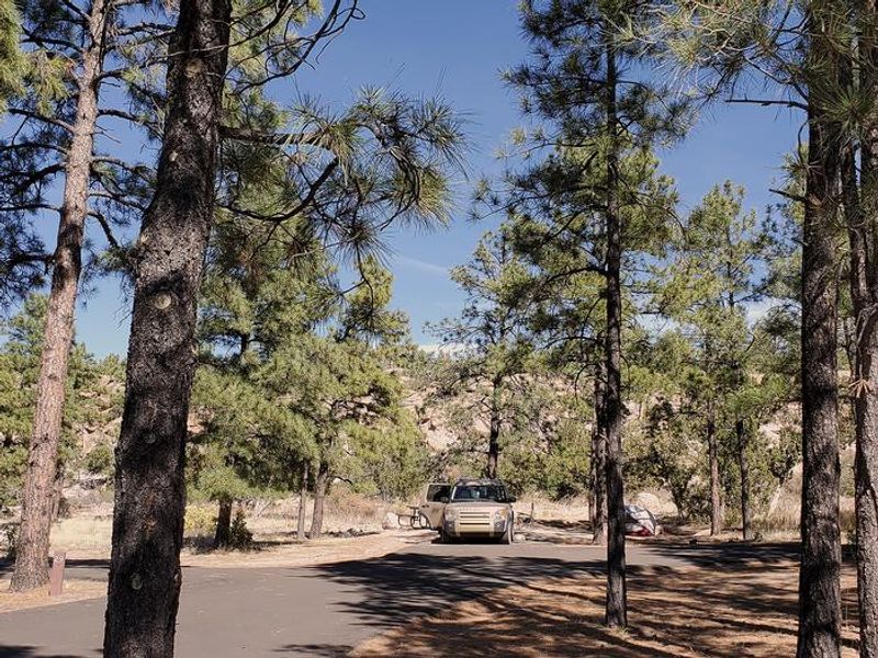 Juniper Family Campground is located just inside the main entrance to Bandelier National Monument and is a short drive (or hike) to the park visitor center and more than 70 miles of hiking trails. 