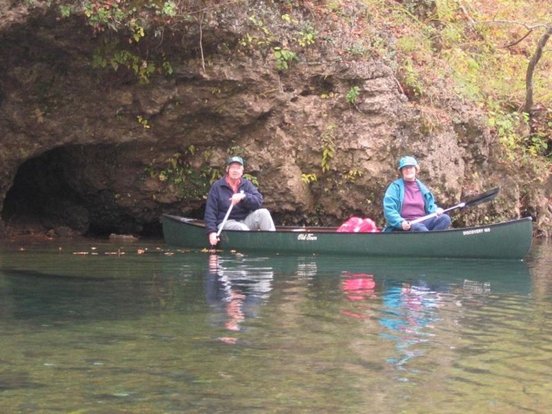 Canoeists on the River