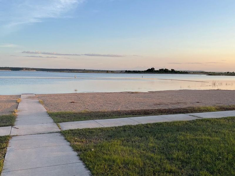 Swim beach area at Stillhouse Park.