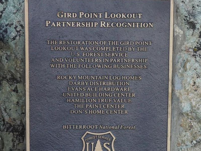 Lookout Plaque