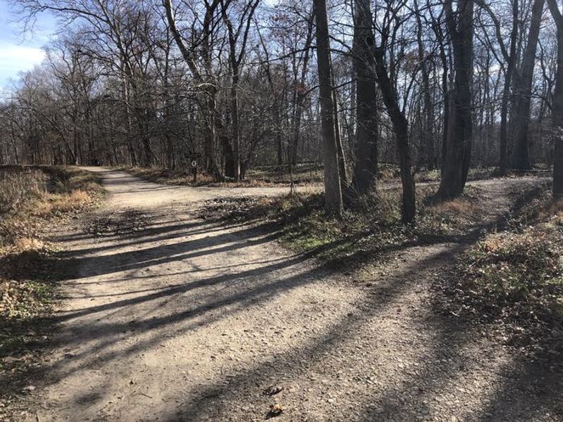 Entrance to Sites 1, 2, and 3 downstream from Bridge