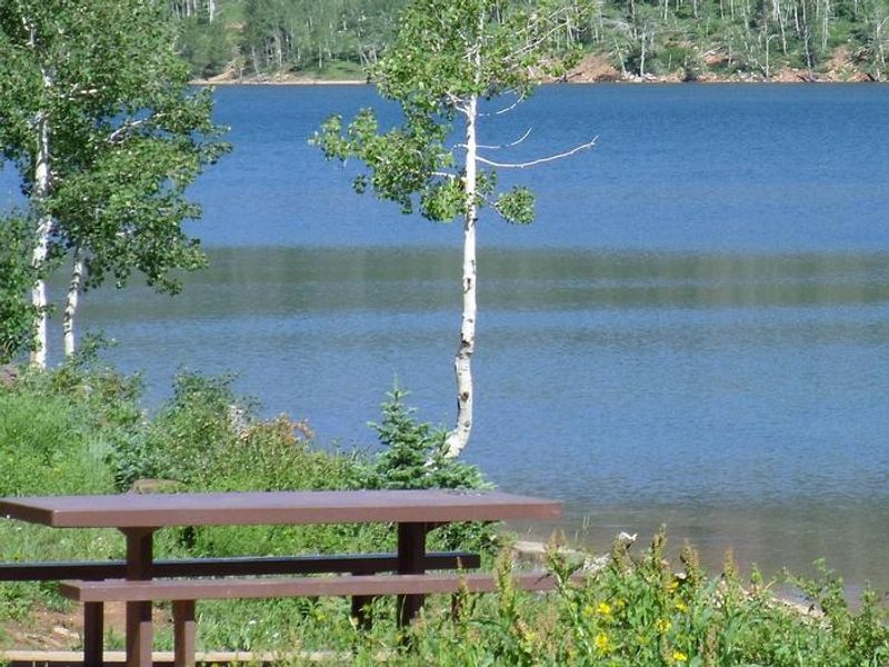 Campsite overlooking Navajo Lake