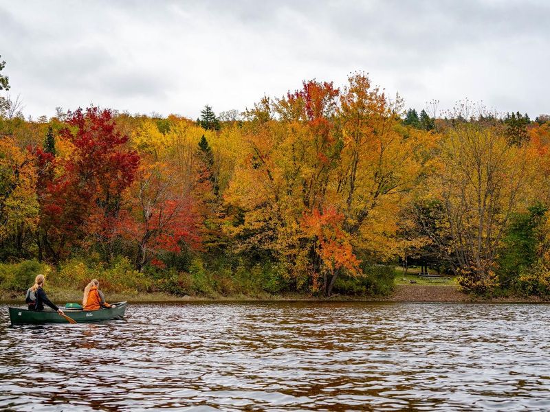 Lunksoos Campground is located near the East Branch of the Penobscot River. Enjoy the scenic views it has to offer.
