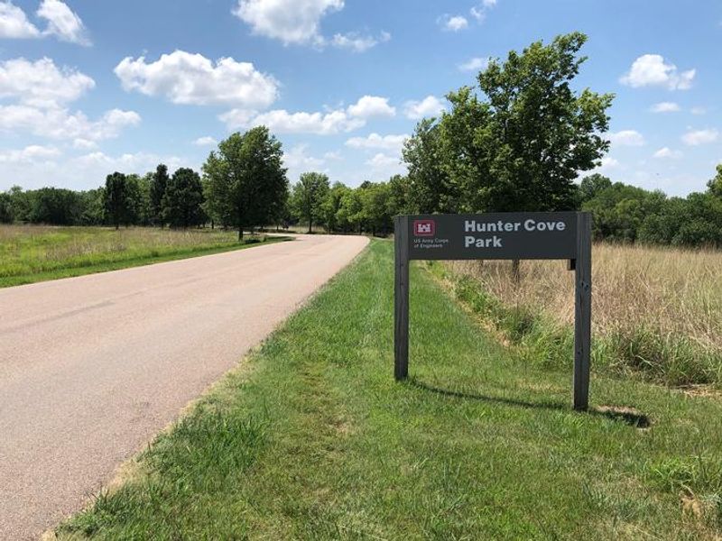 Entrance to Hunter Cove Campground