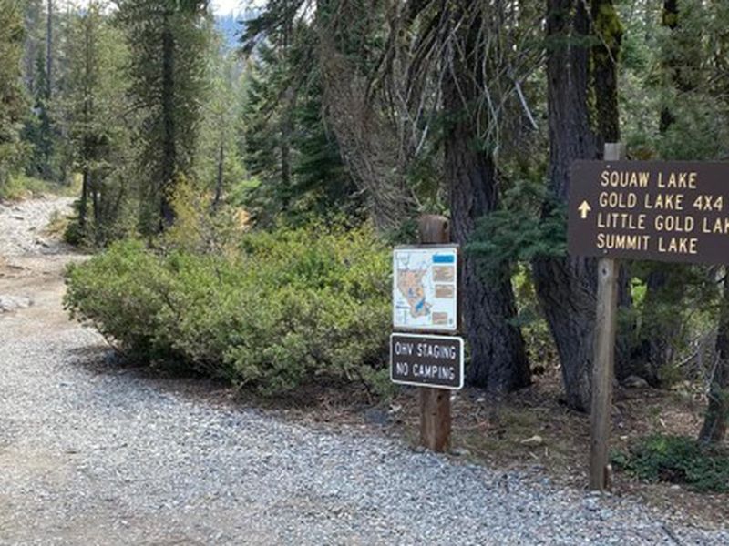 OHV trail to campground