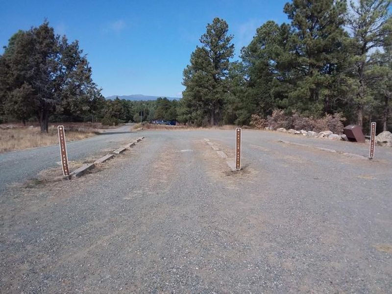 Trailer parking area.