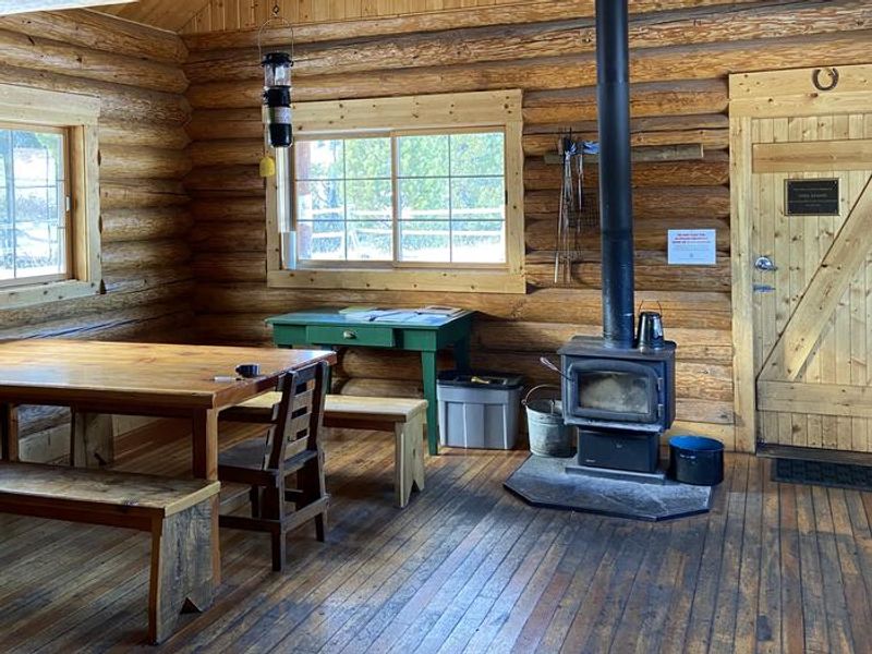 Interior of Crandall Cabin