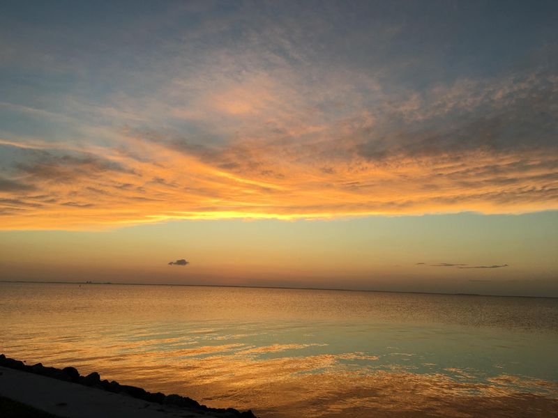 Watch spectacular sunsets from the shoreline at Elliott Key
