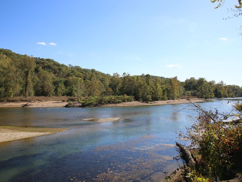 The Current River is a stunning sight throughout the year.