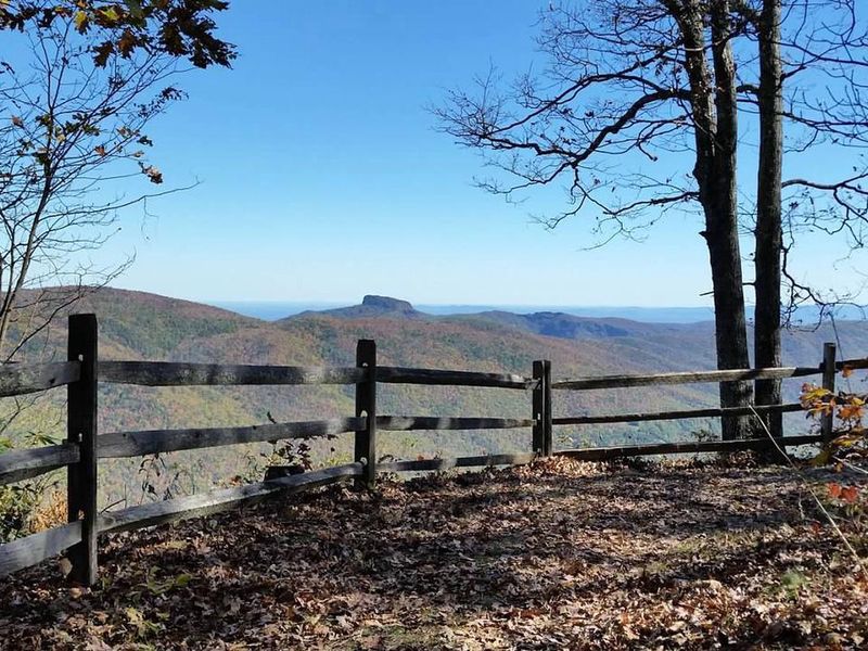 Chestoa View, located around Mile Post 320, offers pretty views and some hiking.
