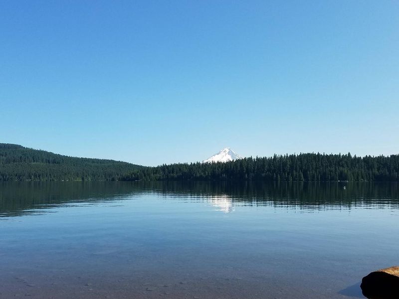 Mt Hood from Hoodview Campground