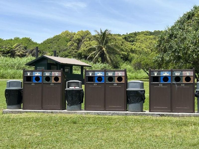 The recycling and waste bins are located in the middle of the campground. Please help our sanitation and maintenance crew keep our campsites trash-free.