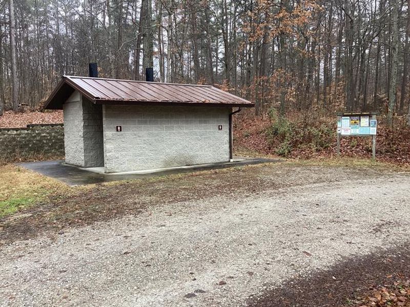 Two vault toilets are located in the campground.