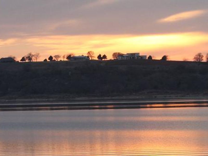 Sunset Over Kaw Lake