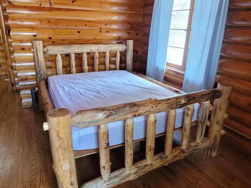 Redfeather Assistant Ranger Cabin Bedroom one. 