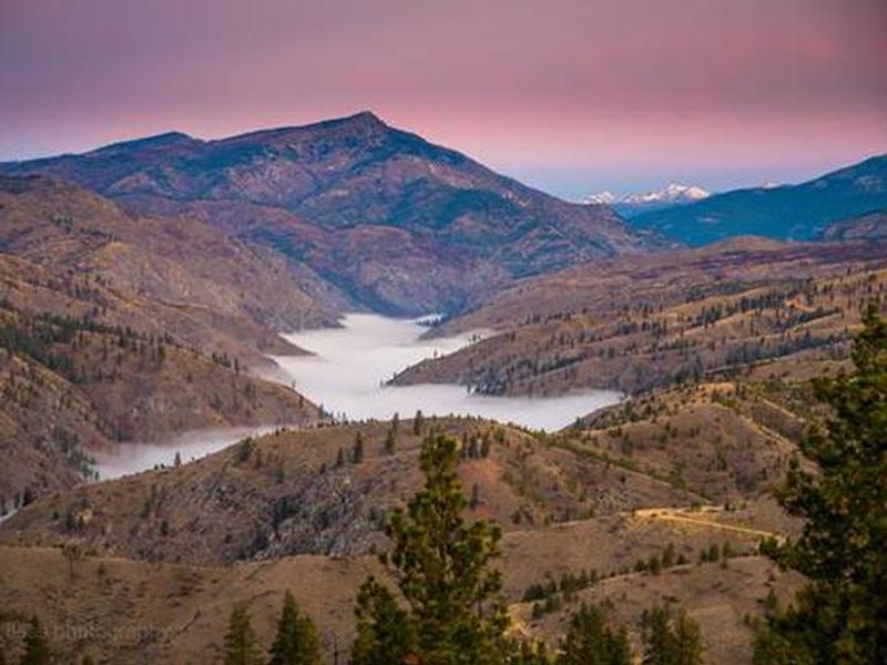 Looking up valley from the lookout.