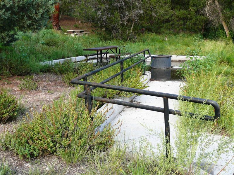 Accessible campsite at the Upper Scorpion Campground.