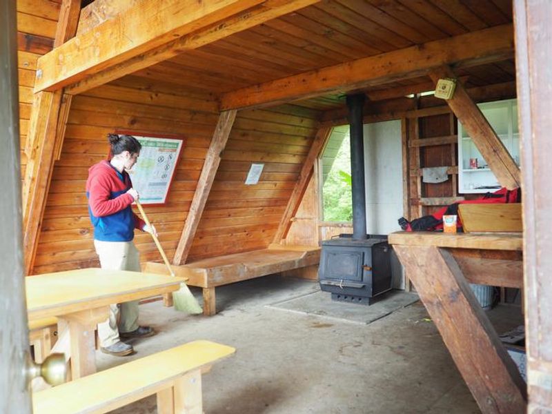 Little Dry Island Cabin interior