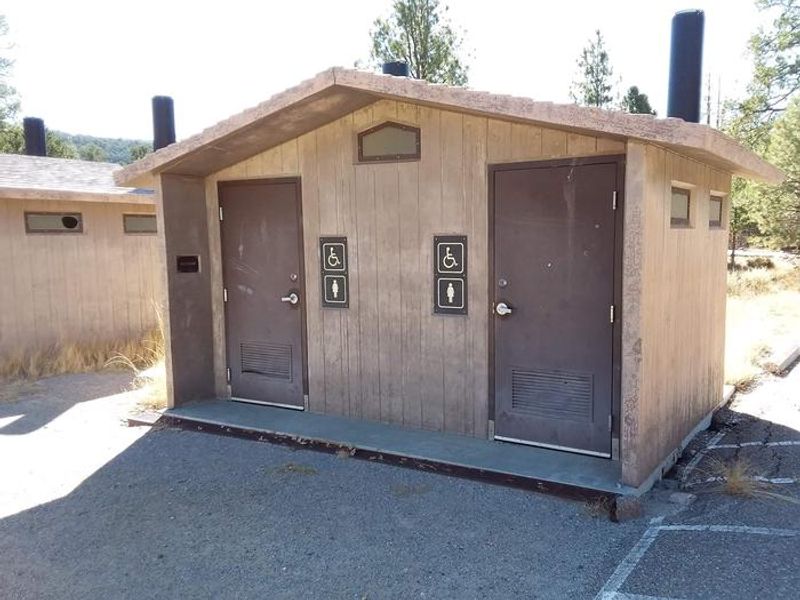 Restrooms at Coal Mine Campground