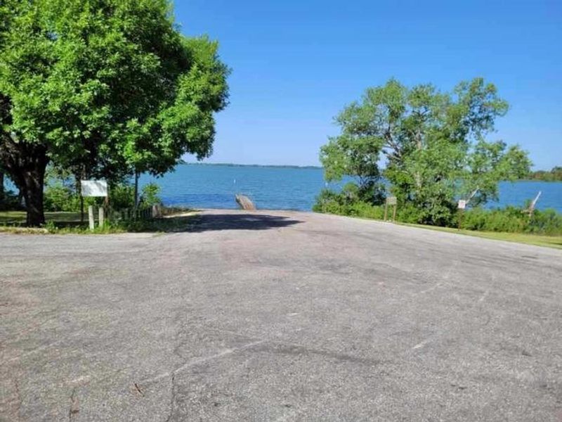 View down Marion Cove boat launch