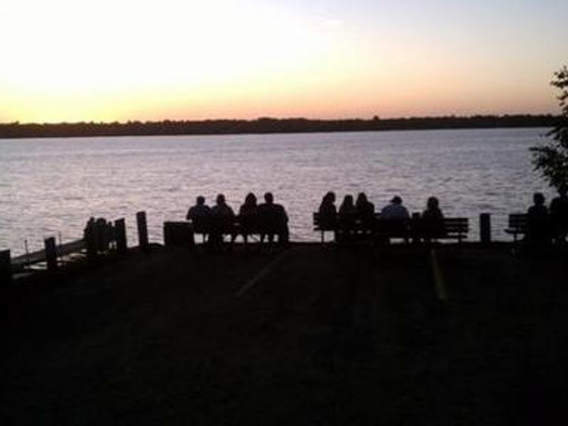 Sunset at Cross Lake Recreation Area