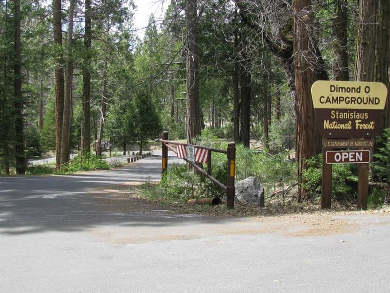 Dimond O Campground Entrance