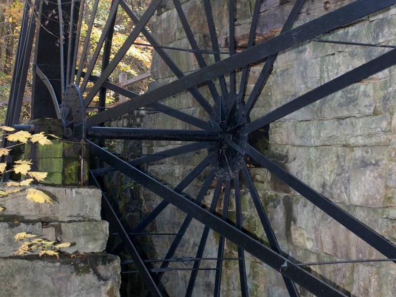 The largest overshot wheel still in operation in United States