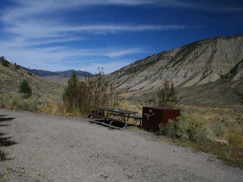 Mammoth Campsite #43, looking north