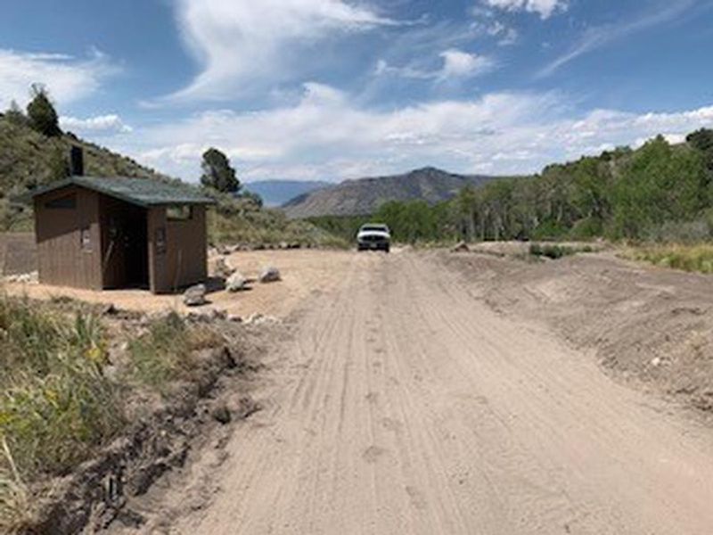 Restrooms located within the campground.