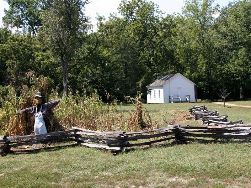 One room schoolhouse at Alley Spring