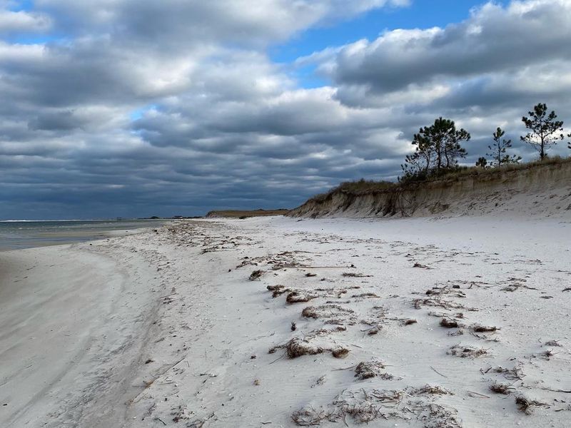 View Westward Along Langdon Beach