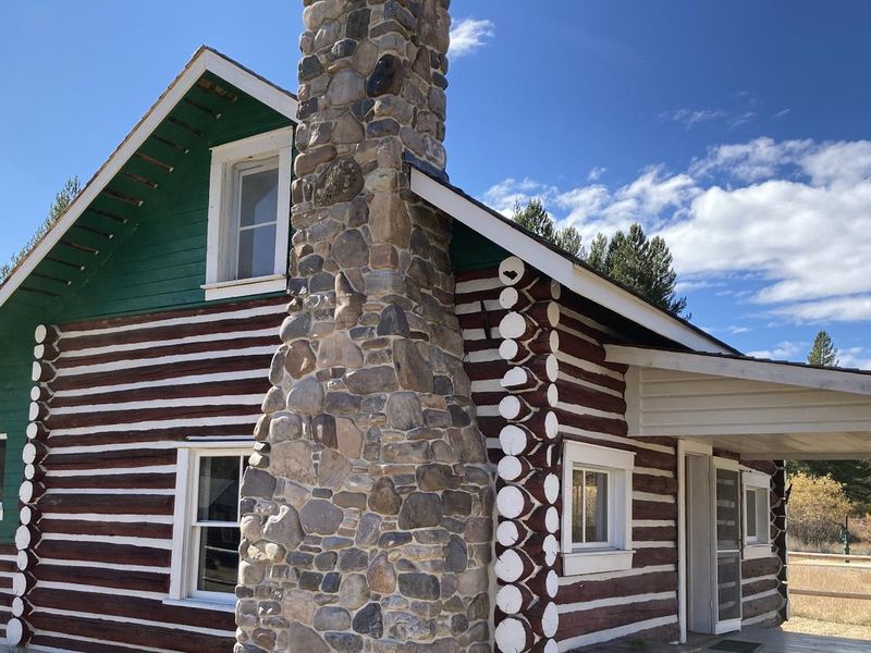 Approaching the cabin