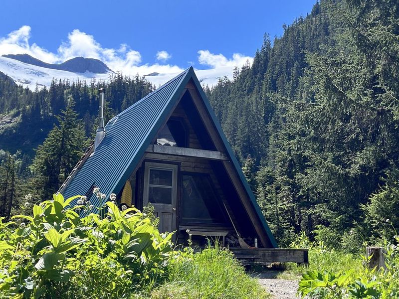 Swan Lake Cabin on the Petersburg Ranger District