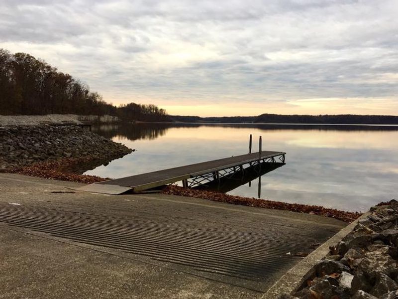 Boat ramp at Peoples Creek
