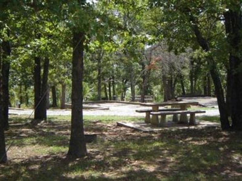 Campsites at Sheppard Point.