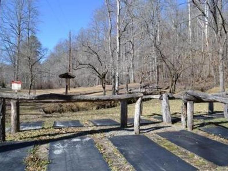A Hitching Post at Tow String Horse Camp