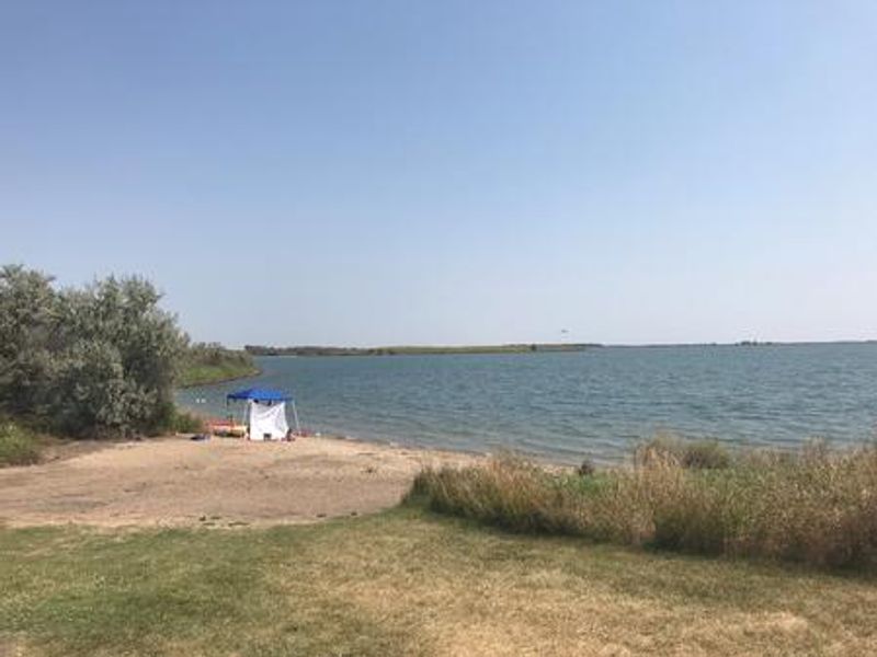 Shoreline use area East Totten Trail Campground on Lake Audubon