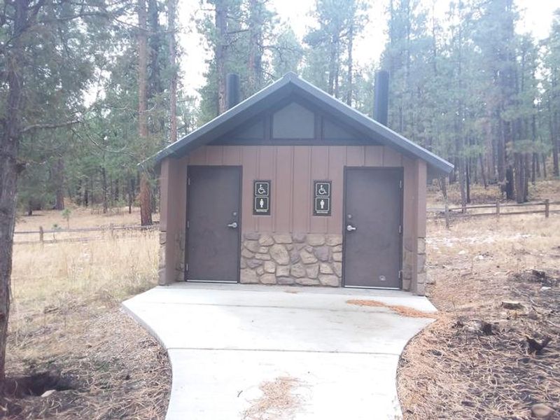 Amole Canyon Restrooms located immediately adjacent to the group shelter.