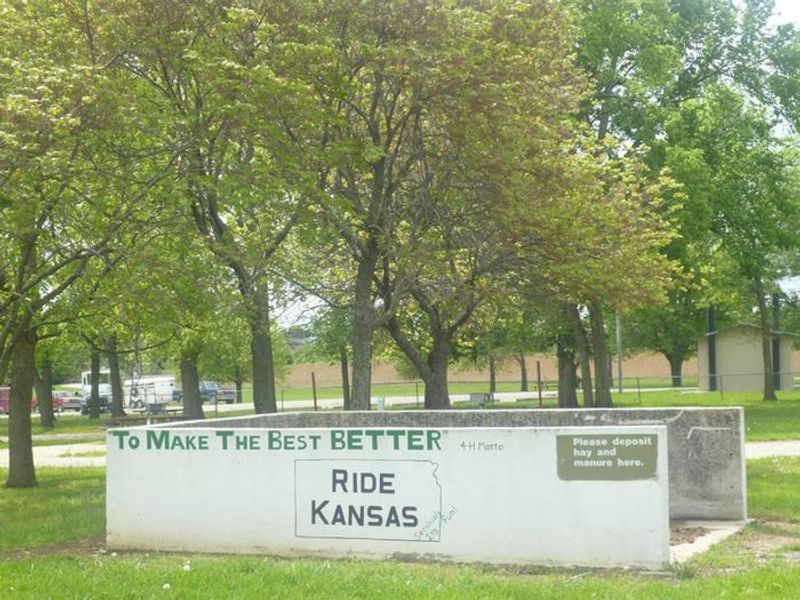 Manure bunkers are located at both the north and south ends of the campground. 