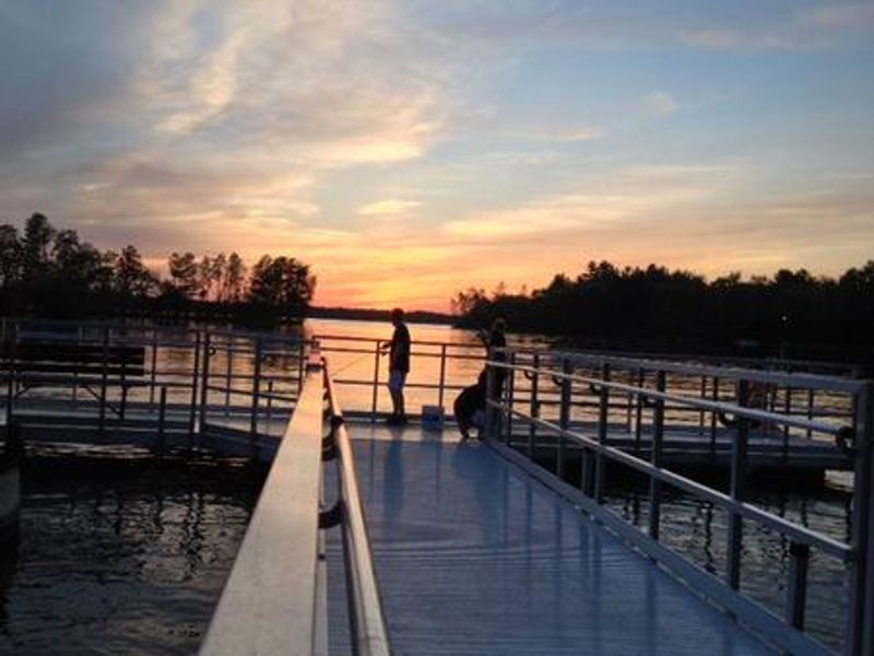 Sunset from fishing pier