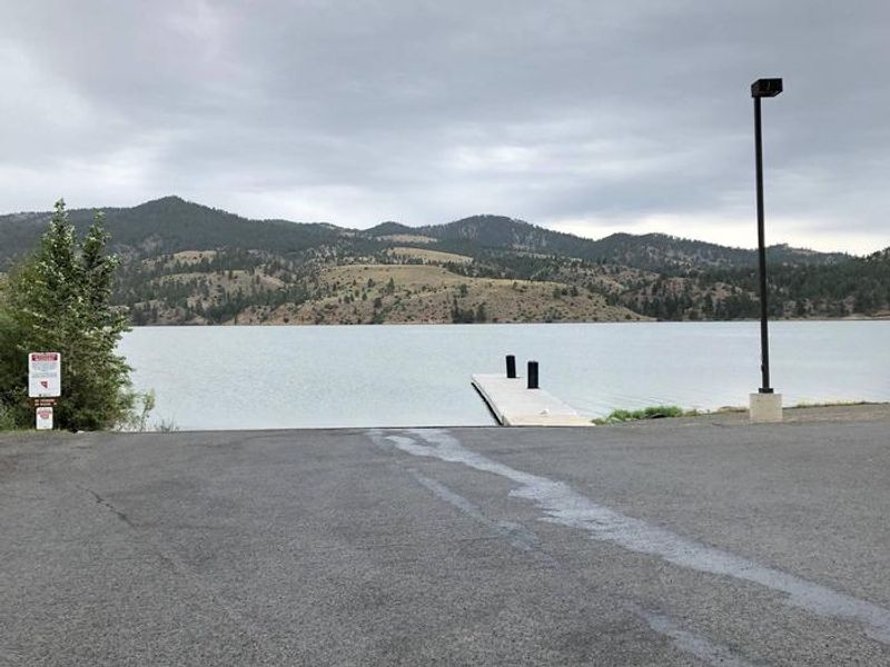BLM Butte Field Office White Sandy Campground courtesy dock.