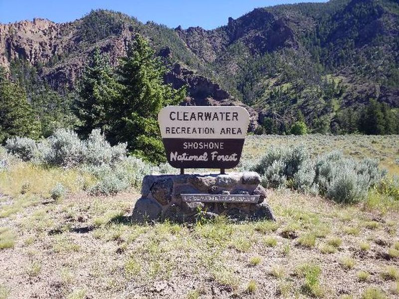 Clearwater Campground Sign
