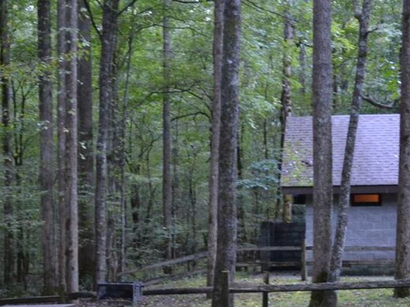 Restroom facility for Big Creek Horse Campground