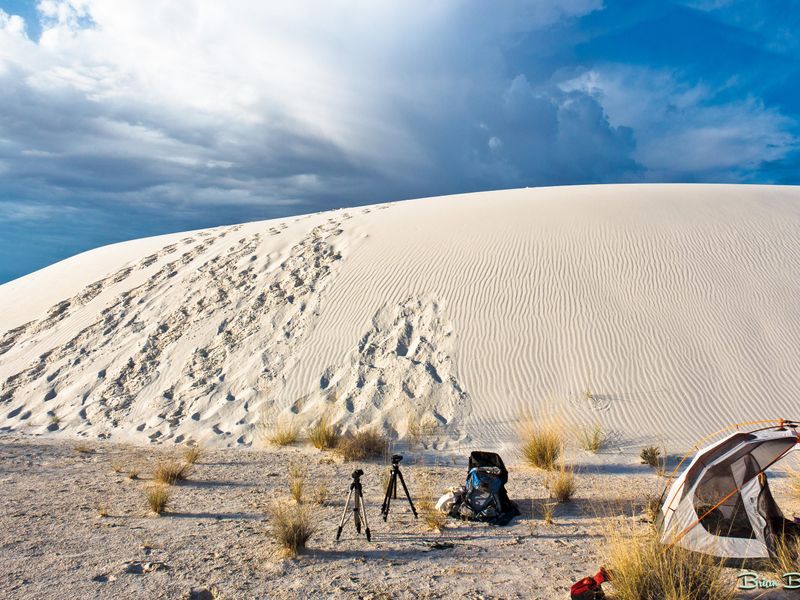 For a primitive overnight experience out in the dunefield, backcountry camping at White Sands is an excellent choice.