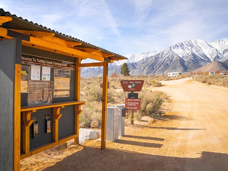 Kiosk at Tuttle Creek Camp
