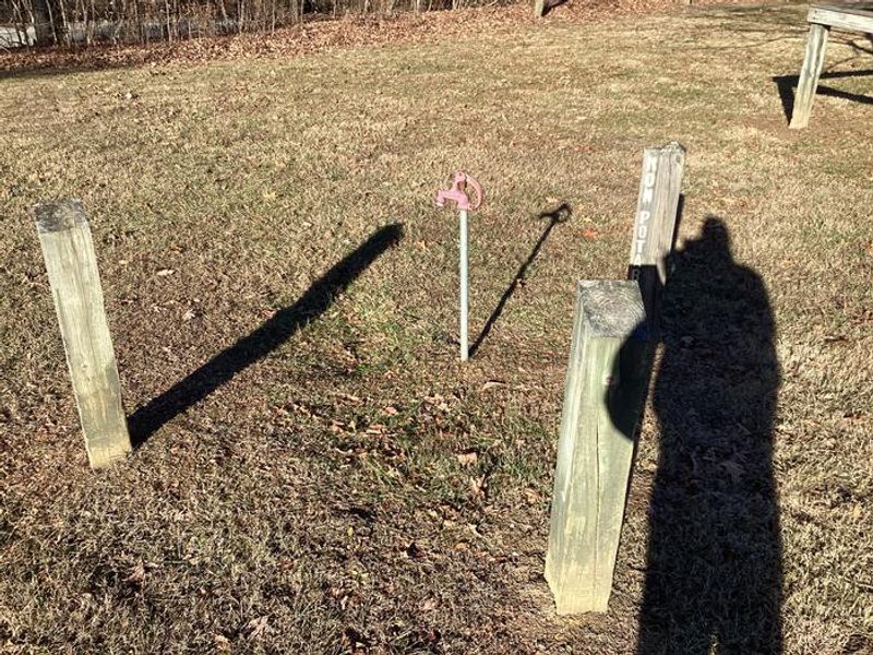 A photo of communal non-potable water hydrant at Youngs Creek Campground