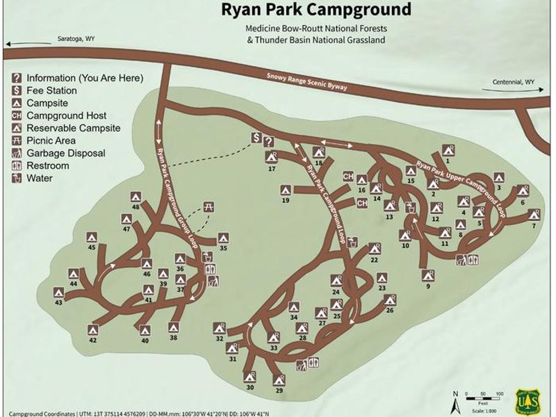 Ryan Park Map
