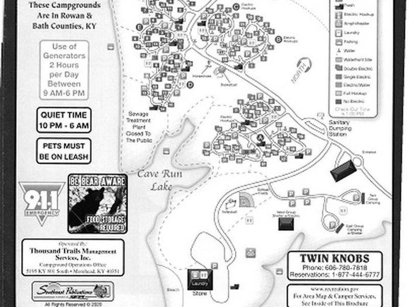 CAMPGROUND MAP ELEC LOOPS A, B,C
NON ELECTRIC LOOPS D E