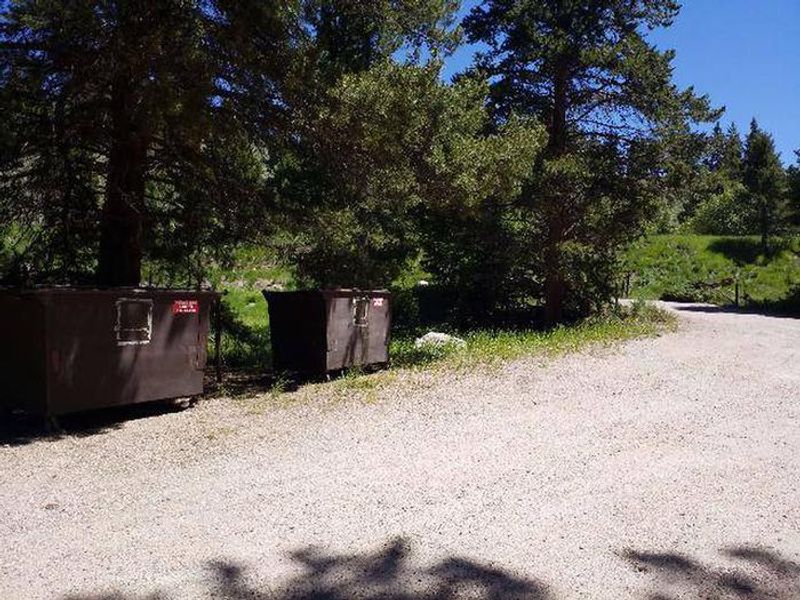 Trash bins, please pack out what you can!